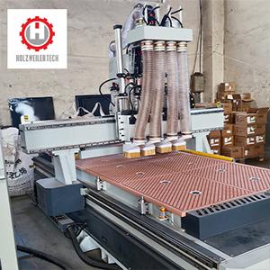 Four Spindle Woodworking Cutting Machine CNC Nesting Machine 