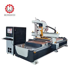 Straight Processing Center 9KW Spindle Woodworking CNC Nesting Machine 